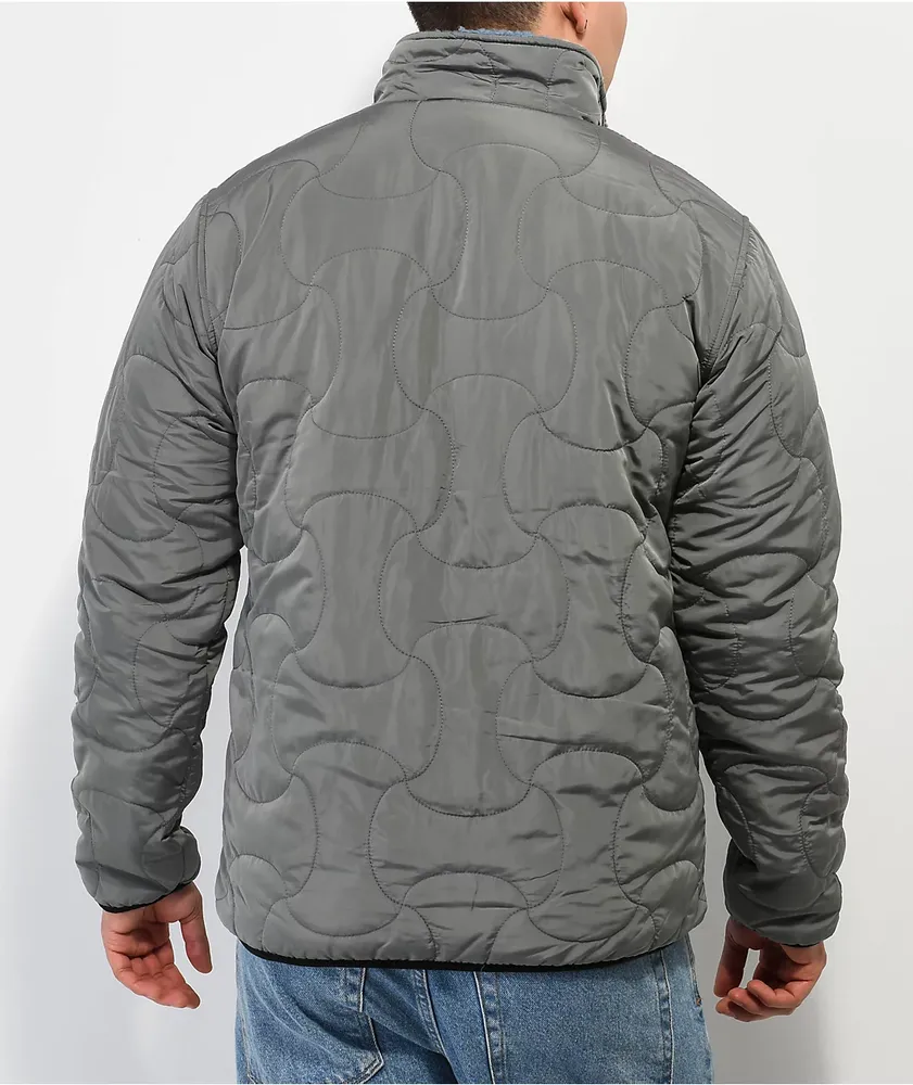 RIPNDIP Euphoria Grey Reversible Fleece Jacket