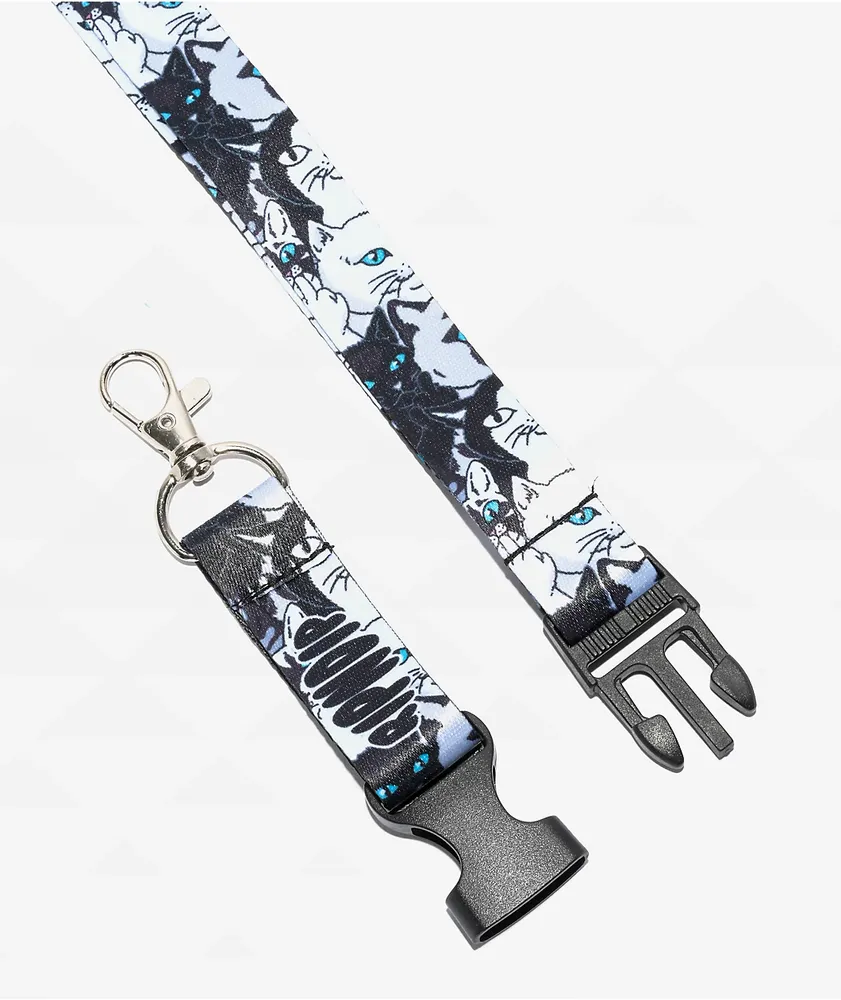 RIPNDIP Family Tree Black Lanyard