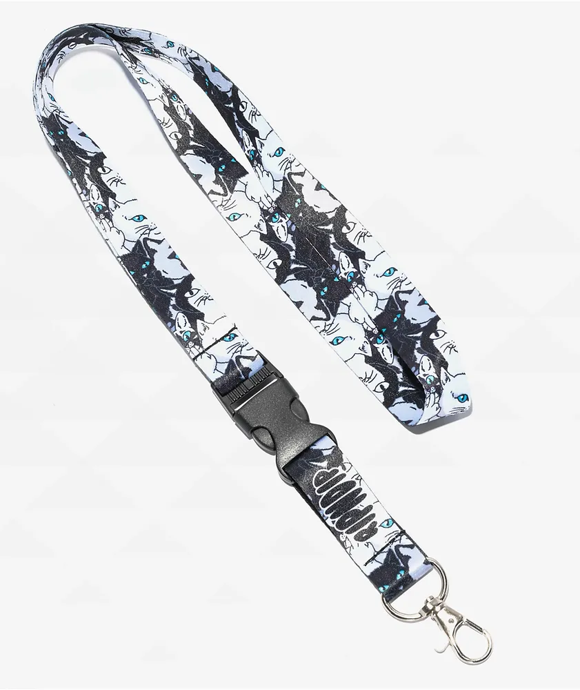 RIPNDIP Family Tree Black Lanyard