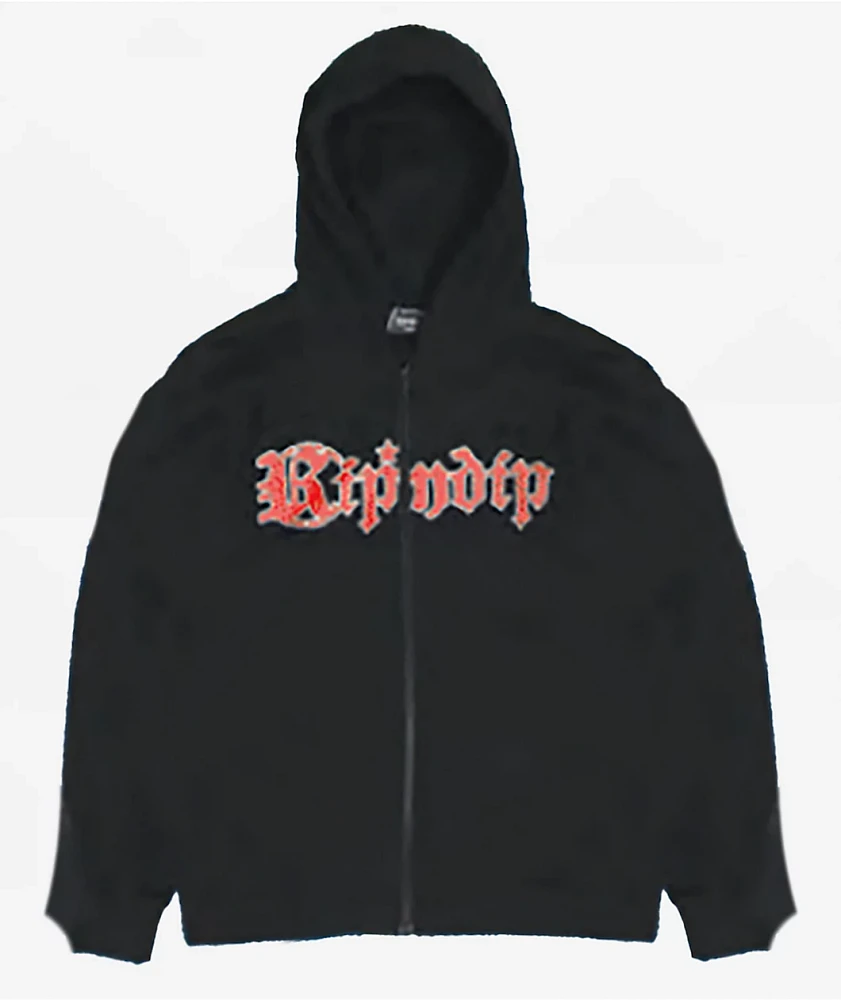 RIPNDIP Fein Black Zip Hoodie