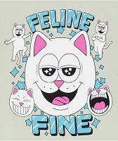 RIPNDIP Feline Fine Sage Green T-Shirt