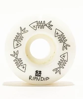 RIPNDIP Finding Nermio 52mm White Skateboard Wheels