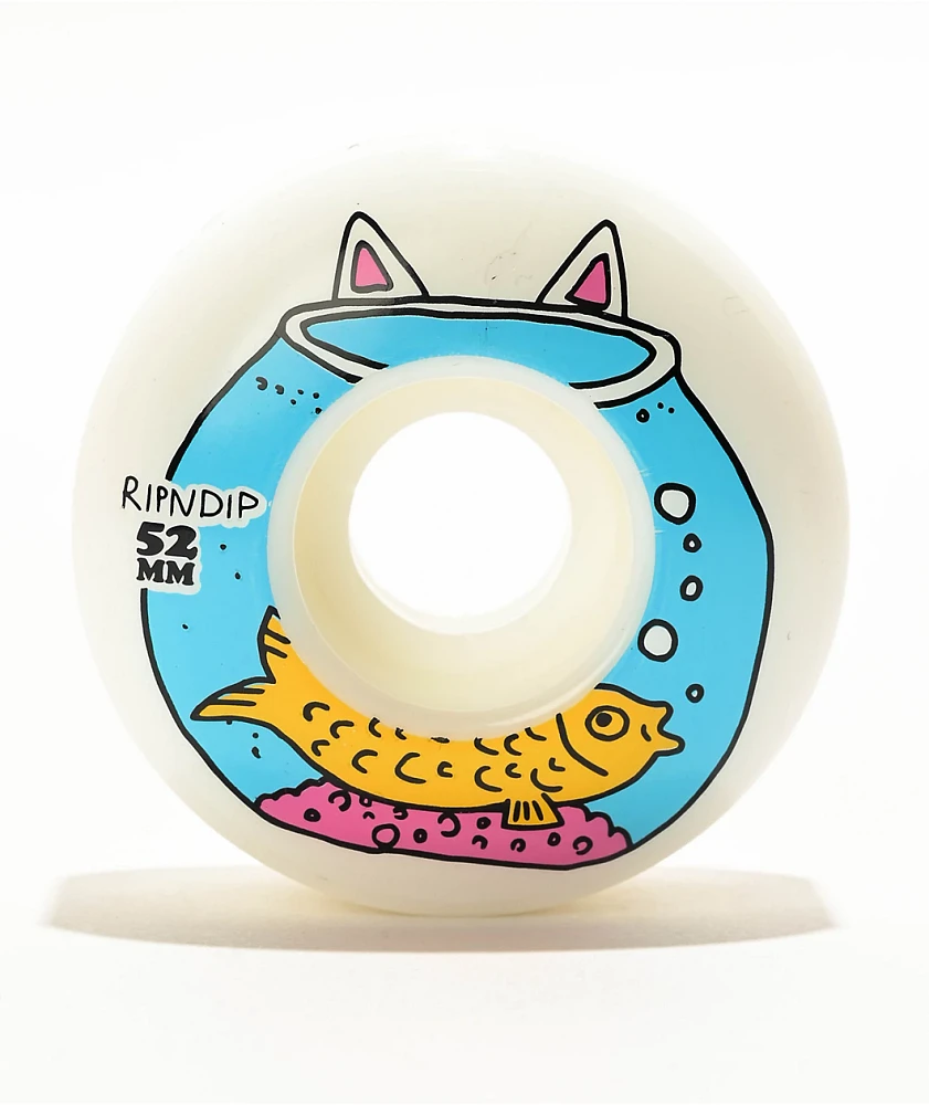 RIPNDIP Finding Nermio 52mm White Skateboard Wheels