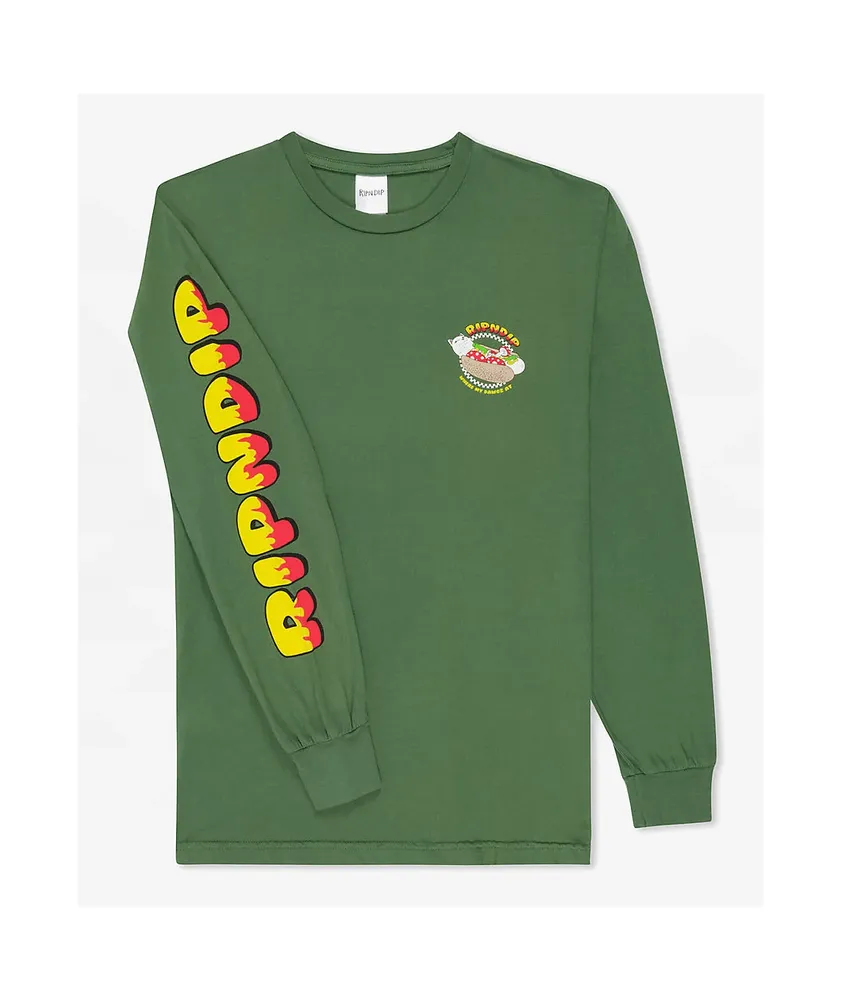 RIPNDIP Glizzy Olive Green T-Shirt