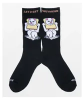 RIPNDIP Gluten Free Black Crew Socks