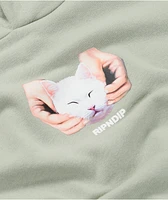 RIPNDIP Happy Kitty Sage Hoodie