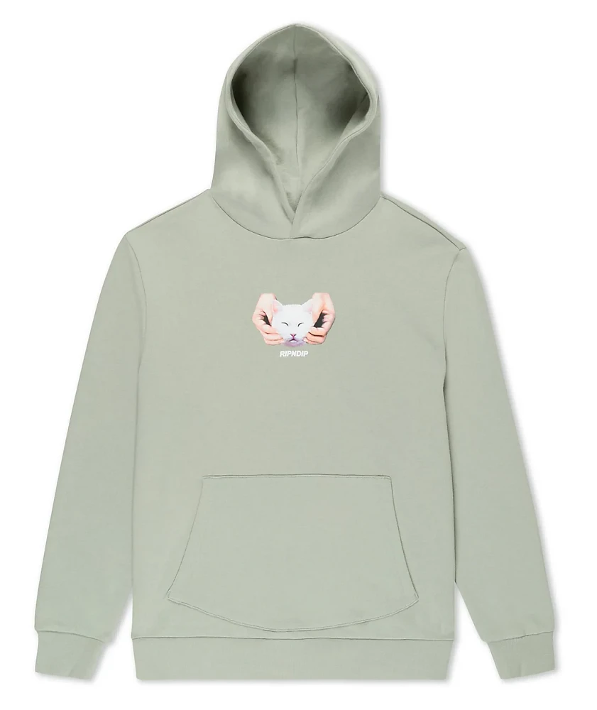 RIPNDIP Happy Kitty Sage Hoodie