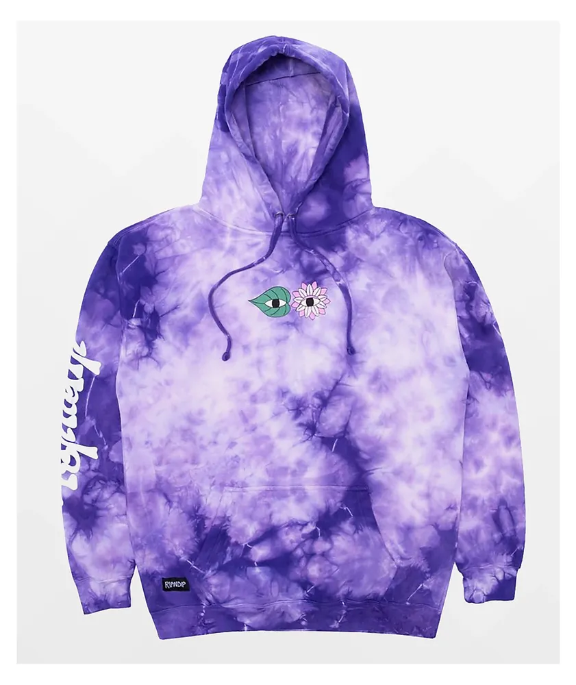 RIPNDIP Homegrown Purple Tie Dye Hoodie