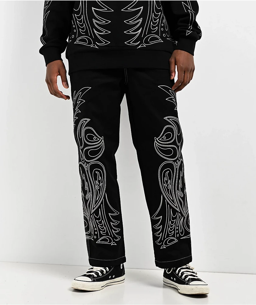 RIPNDIP Howdy Chainstitch Black Pants