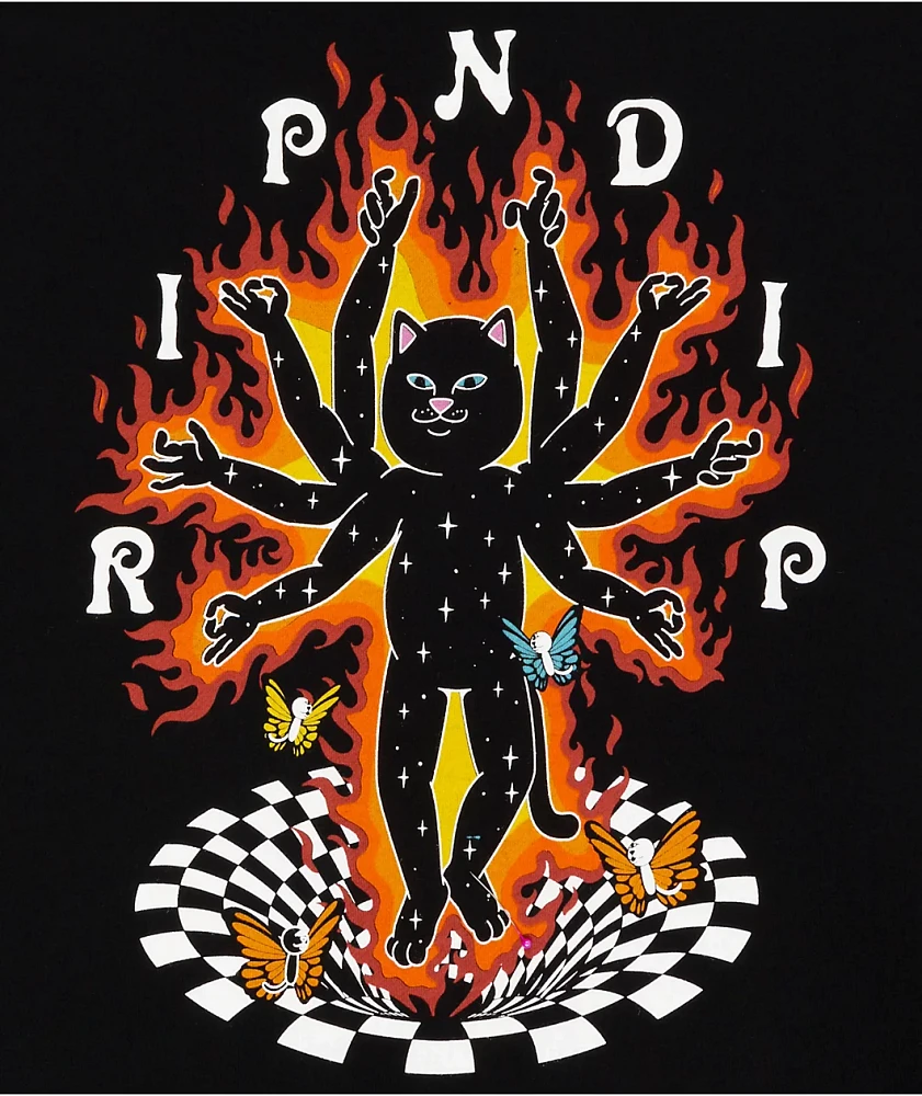 RIPNDIP Illusion Jerm Black Hoodie