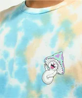 RIPNDIP Kaleidoscopic Blue Tie Dye Long Sleeve T-Shirt