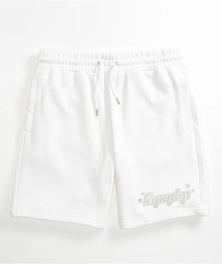 RIPNDIP Kawaii Nerm White Sweat Shorts