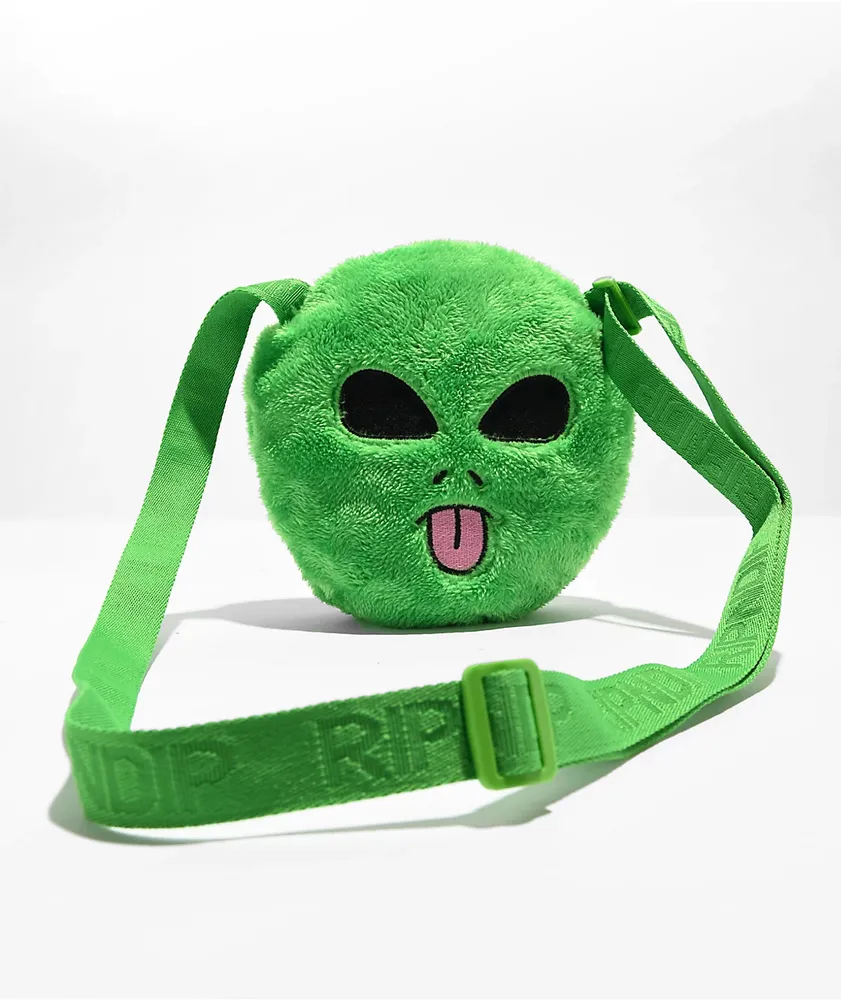 RIPNDIP Lord Alien Green Sherpa Crossbody