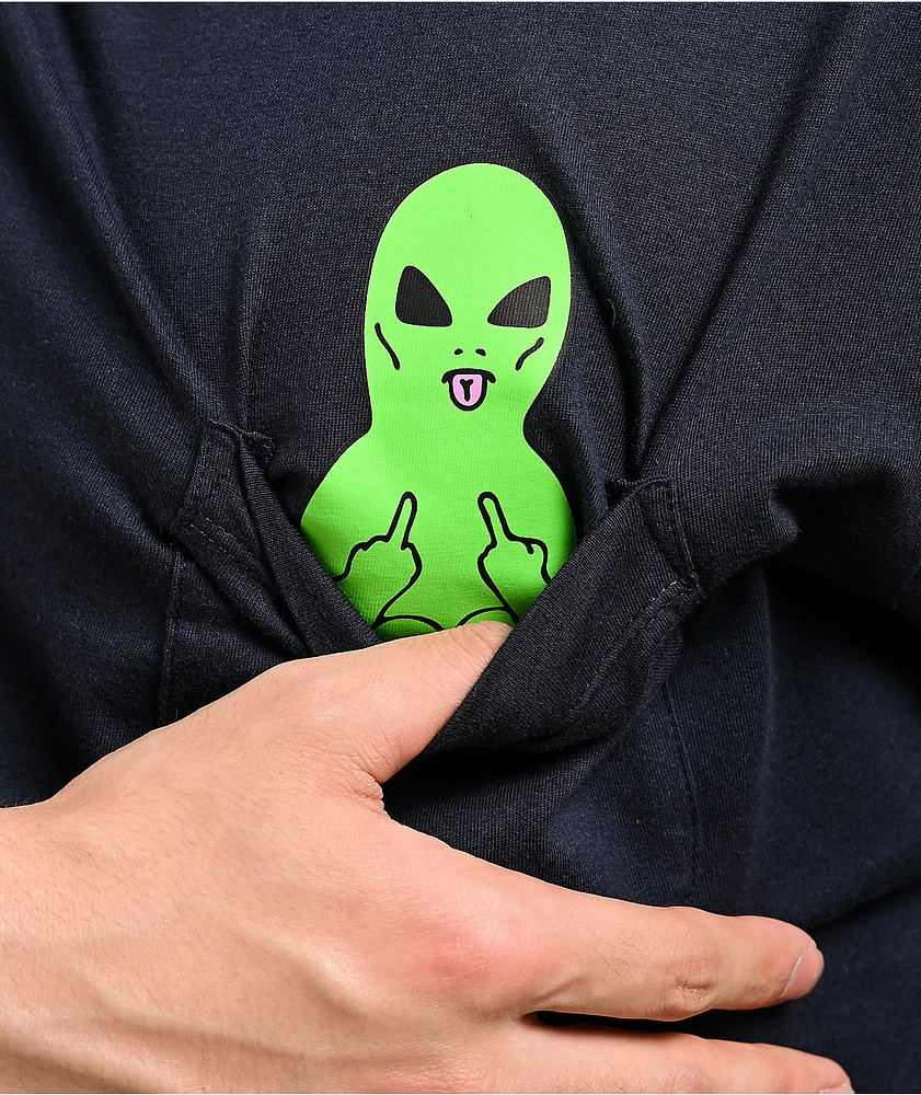 RIPNDIP Lord Alien Navy T-Shirt