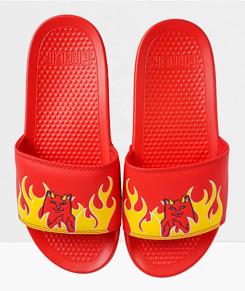 RIPNDIP Lord Devil Red Slide Sandals