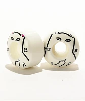 RIPNDIP Lord Nerm 50mm White Skateboard Wheels