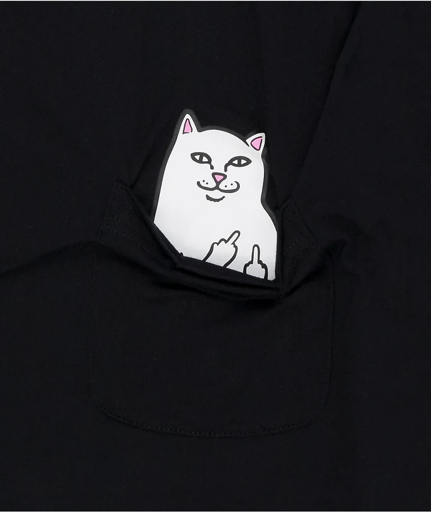 RIPNDIP Lord Nermal Black Pocket T-Shirt