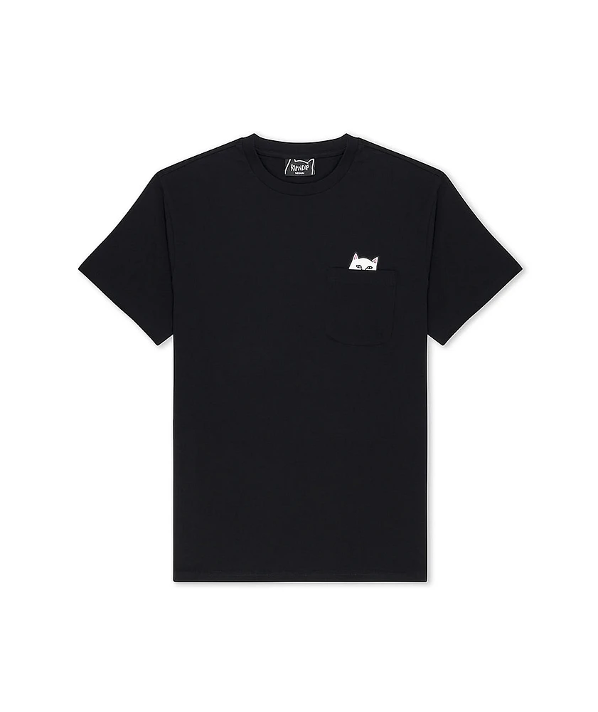 RIPNDIP Lord Nermal Black Pocket T-Shirt