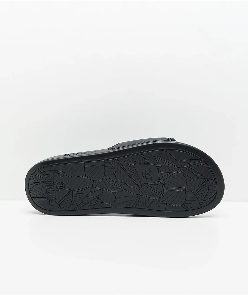 RIPNDIP Lord Nermal Black Slide Sandals