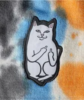 RIPNDIP Lord Nermal Blue, Orange & Black Tie Dye Beanie