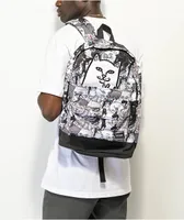 RIPNDIP Lord Nermal Family Tree Black & White Backpack