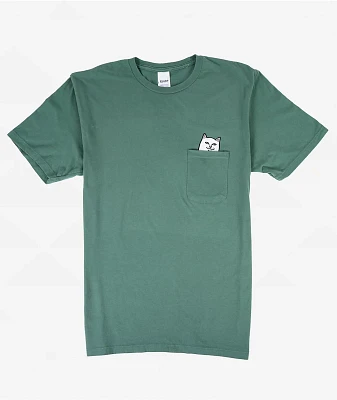 RIPNDIP Lord Nermal Green Pocket T-Shirt