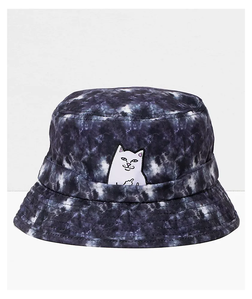 RIPNDIP Lord Nermal Grey Tie Dye Bucket Hat