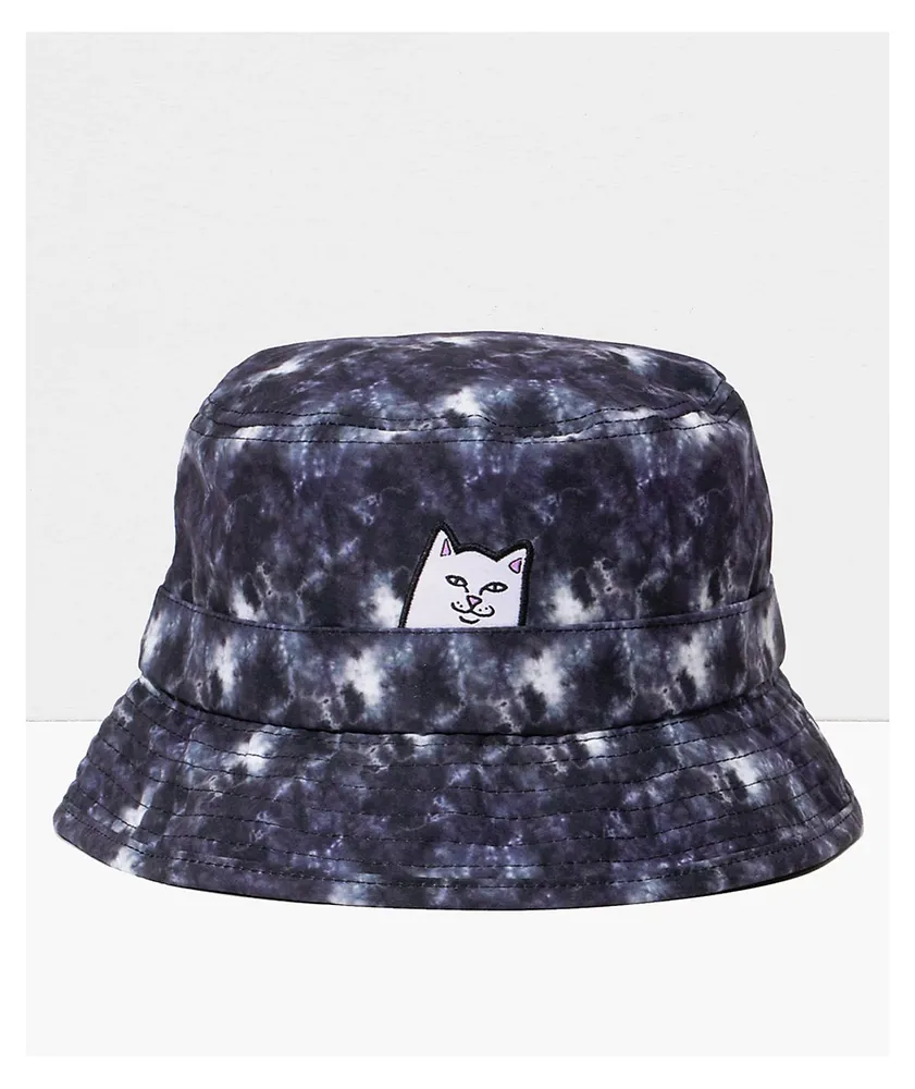 RIPNDIP Lord Nermal Grey Tie Dye Bucket Hat