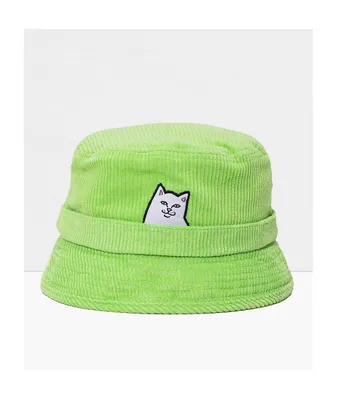 RIPNDIP Lord Nermal Mint Corduroy Bucket Hat