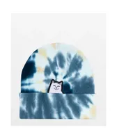 RIPNDIP Lord Nermal Navy & Peach Tie Dye Beanie