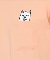 RIPNDIP Lord Nermal Peace Peach T-Shirt