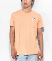 RIPNDIP Lord Nermal Peace Peach T-Shirt