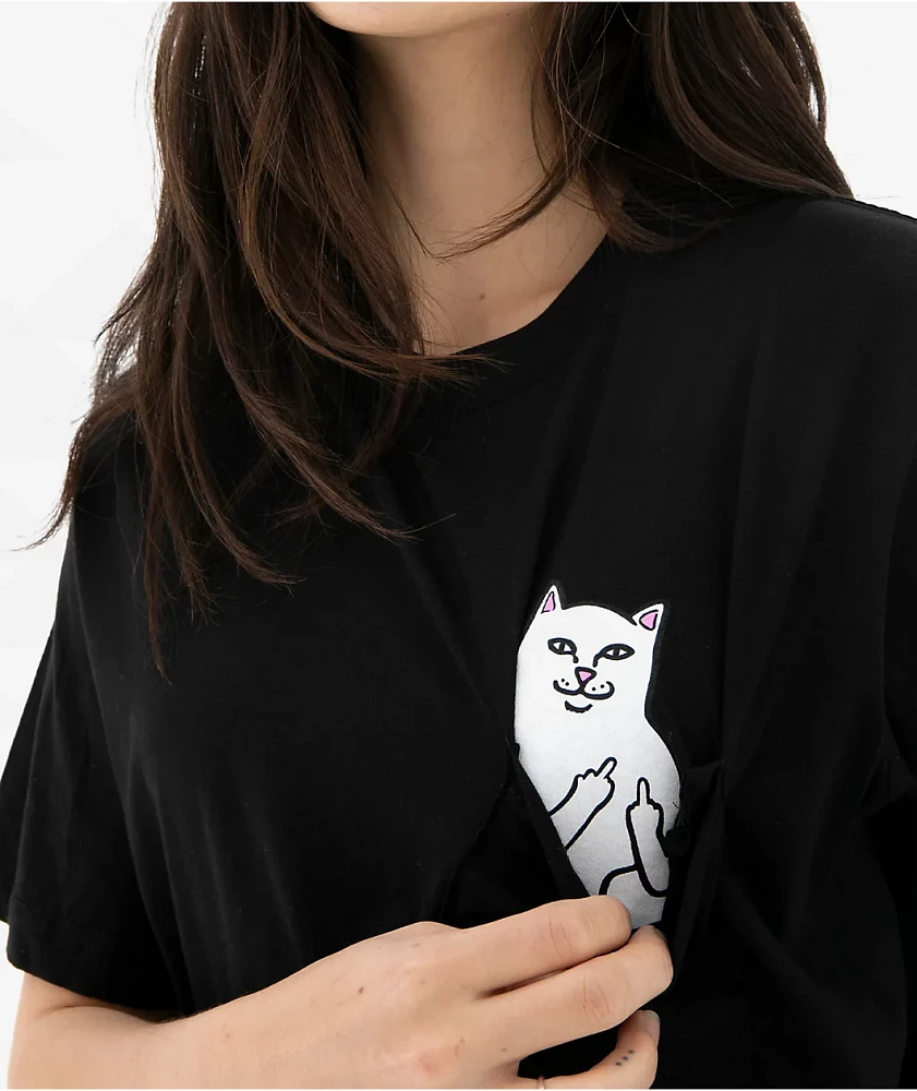 RIPNDIP Lord Nermal Pocket Black T-Shirt