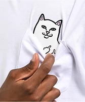 RIPNDIP Lord Nermal White Pocket T-Shirt