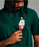 RIPNDIP Lord Santa Green Pocket T-Shirt