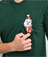 RIPNDIP Lord Santa Green Pocket T-Shirt