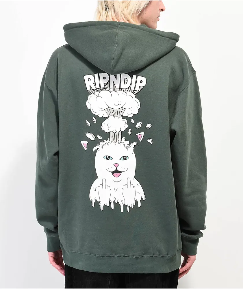 RIPNDIP Mind Blown Green Hoodie