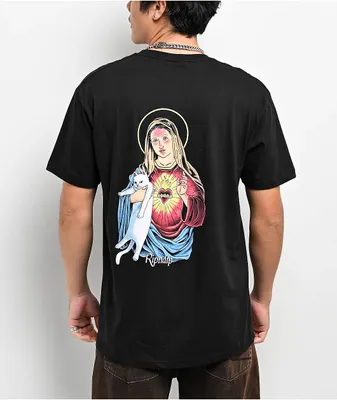 RIPNDIP Mother Mary Black T-Shirt