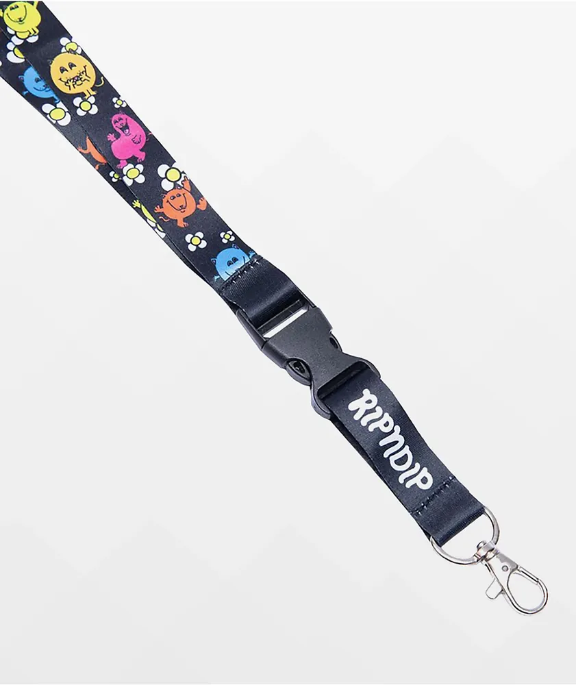 RIPNDIP Mr Nerm Black Lanyard