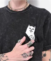 RIPNDIP Nermal BF Black Wash Pocket T-Shirt