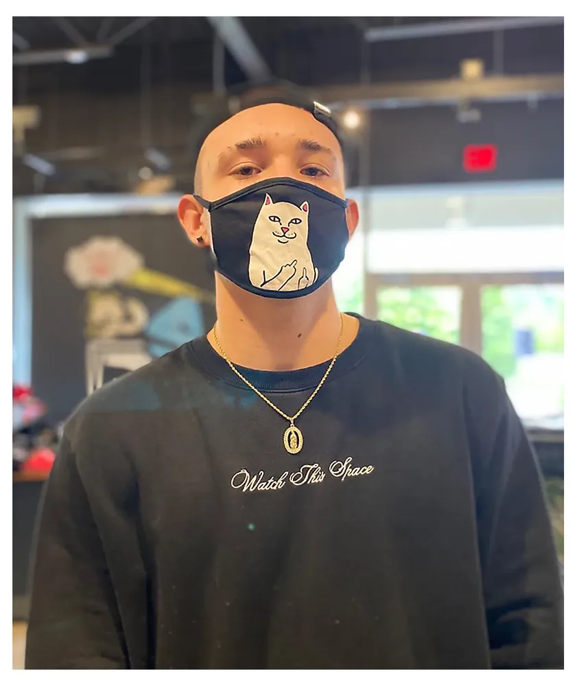 RIPNDIP Nermal Black Face Mask