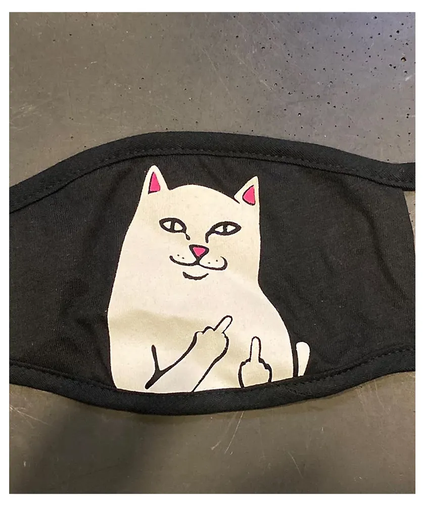 RIPNDIP Nermal Black Face Mask