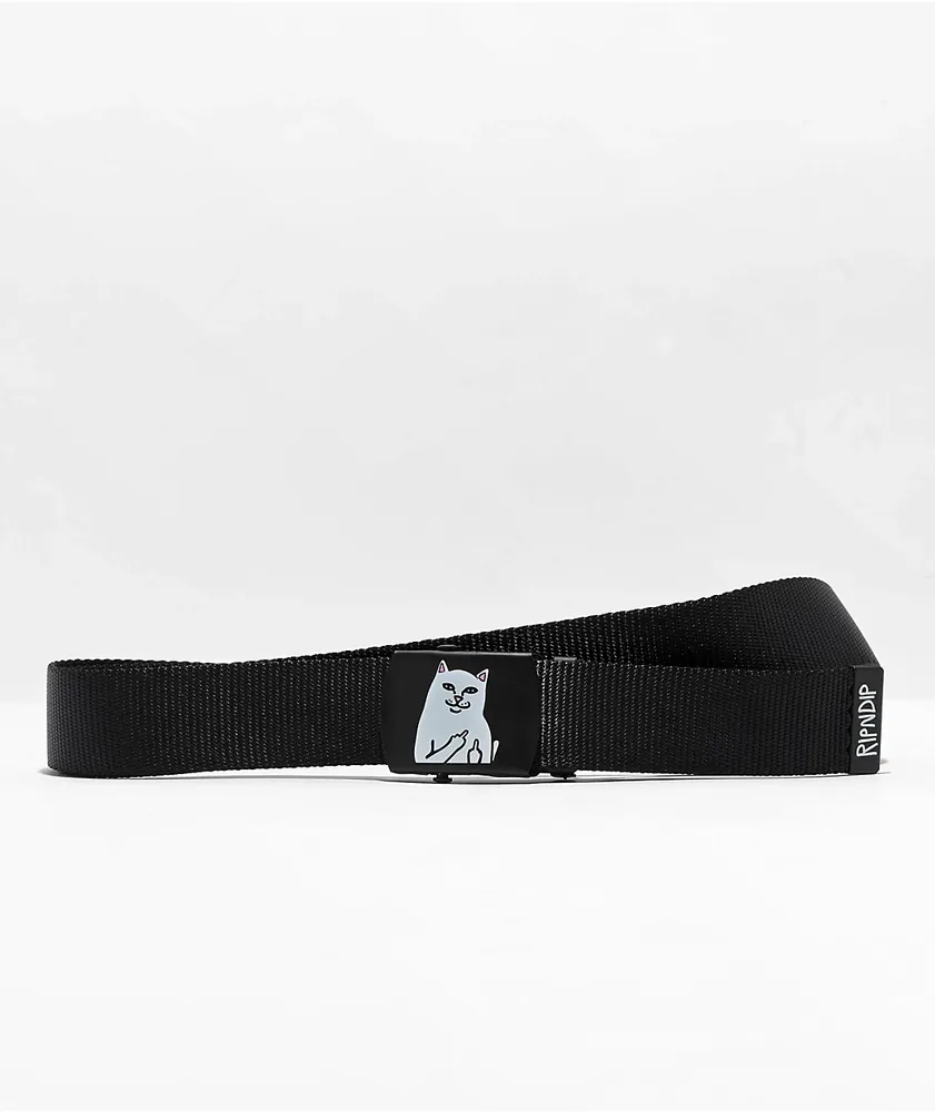 RIPNDIP Nermal Black Web Belt