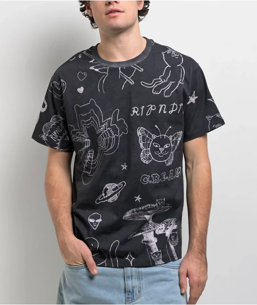 RIPNDIP Nermal Domination Black T-Shirt