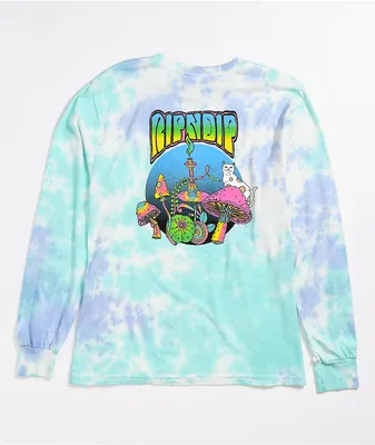 RIPNDIP Nermal Psychedelic Cotton Candy Long Sleeve T-Shirt