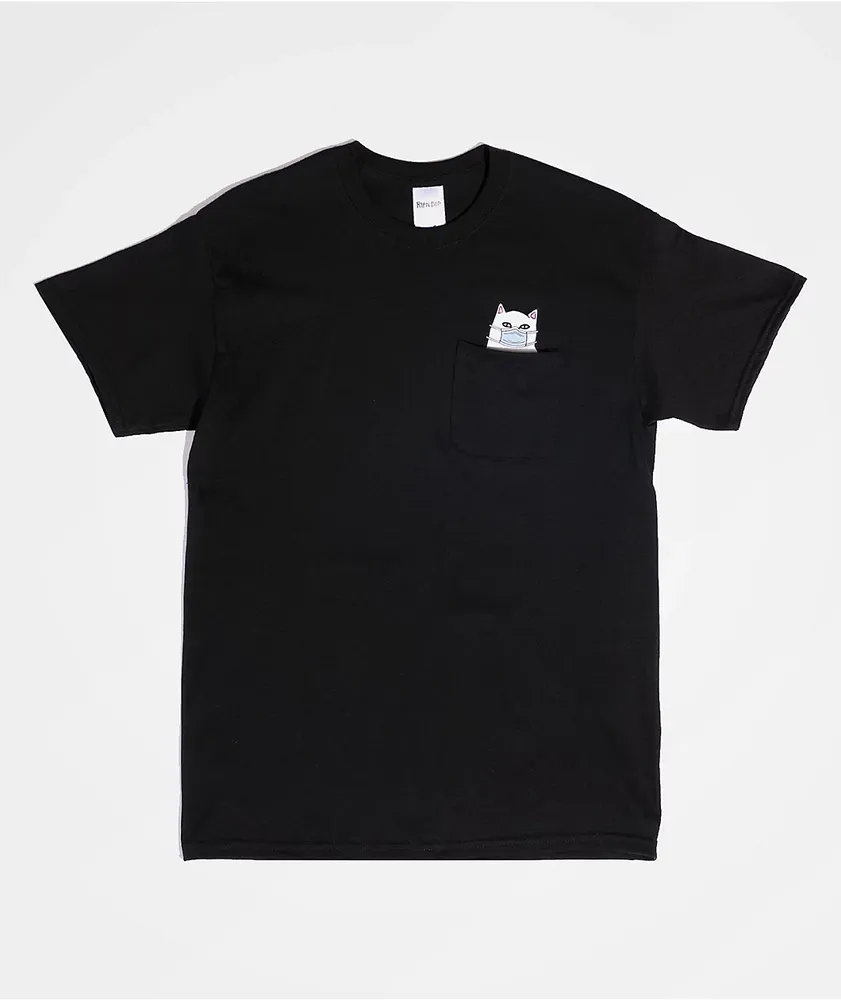 RIPNDIP Nermaphobe Black Pocket T-Shirt