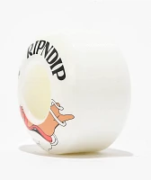 RIPNDIP Nermboutins 50mm White Skateboard Wheels