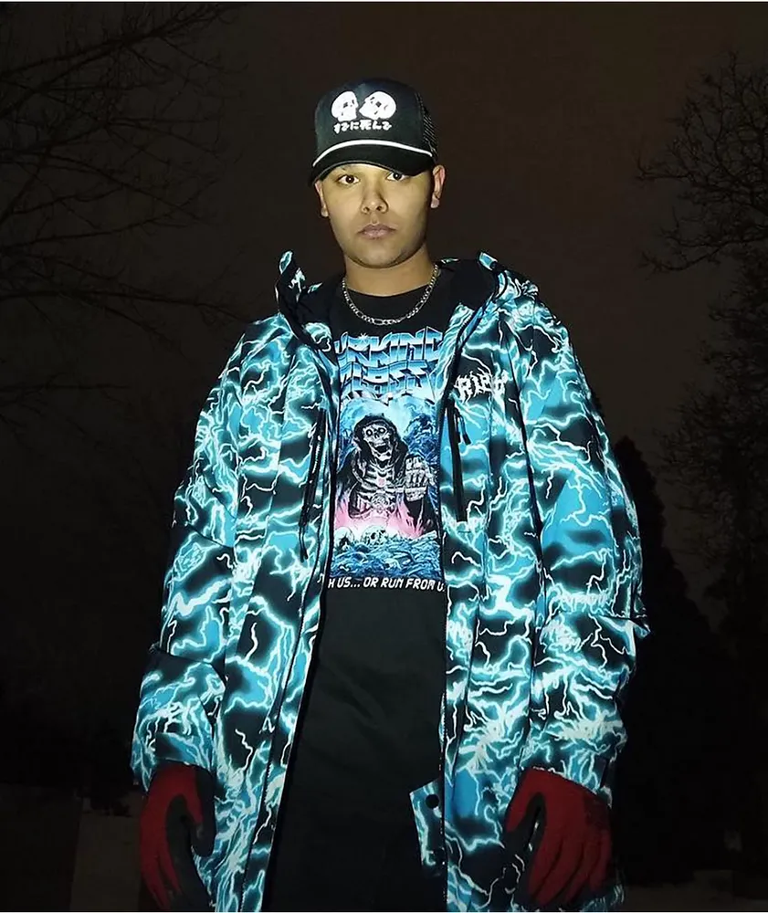 RIPNDIP Nikola Black & Blue Snow Jacket