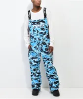 RIPNDIP Nikola Black & Blue Snowboard Bib Pants