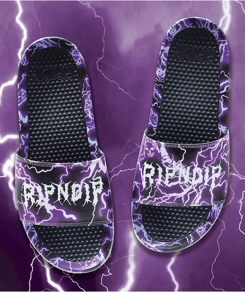 RIPNDIP Nikola Purple Slide Sandals